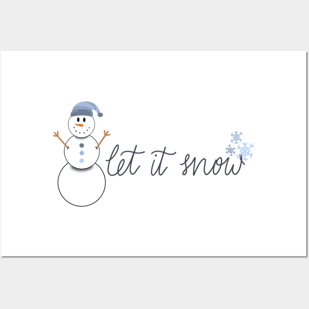 let it snow Wall Art by nicolecella98